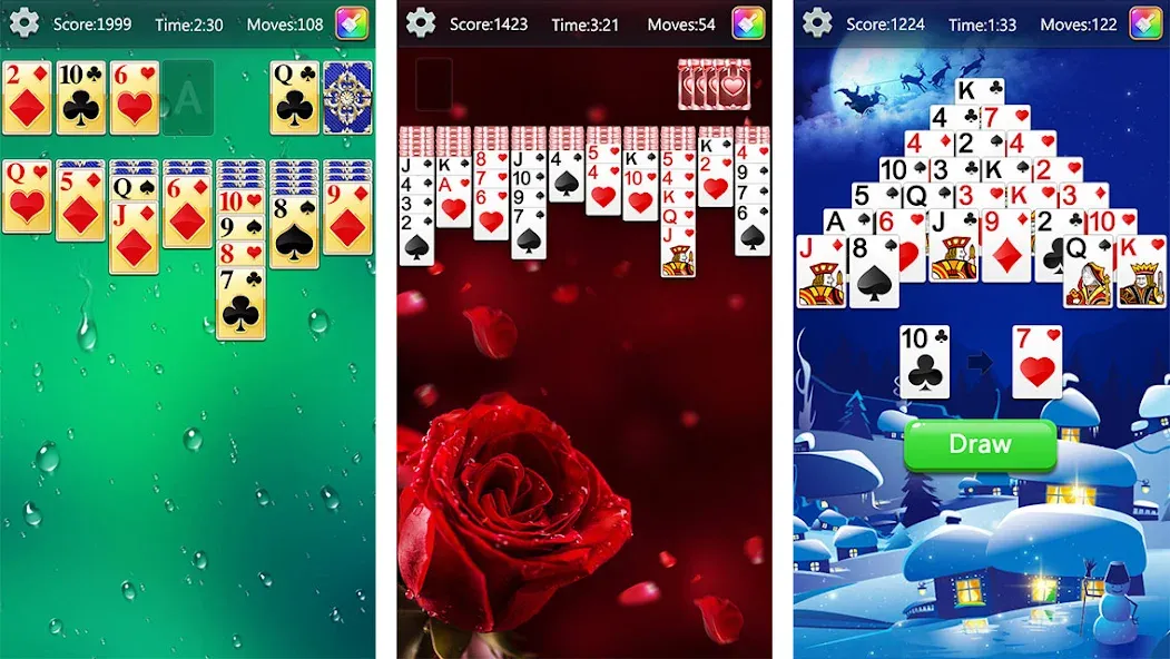 Solitaire Collection Fun (Солитер Коллекция Фан)  [МОД Mega Pack] Screenshot 1