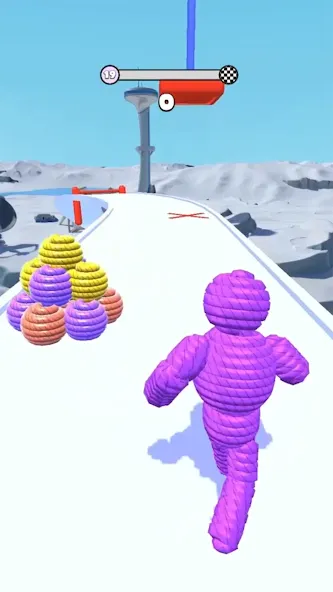 Rope-Man Run (Трос)  [МОД Бесконечные деньги] Screenshot 1