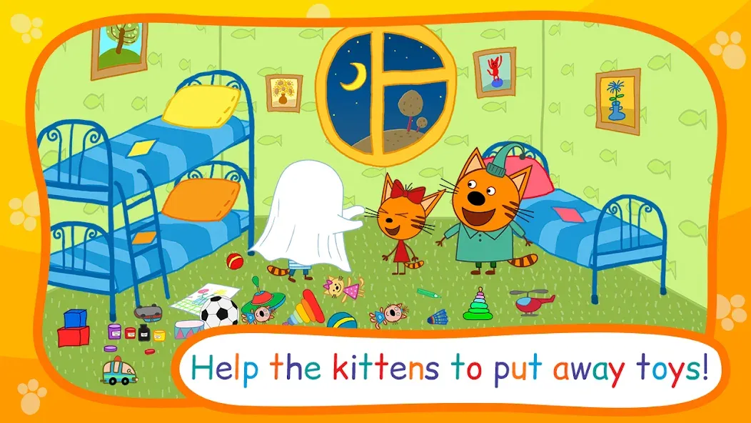 Kid-E-Cats: Bedtime Stories  [МОД Много монет] Screenshot 1