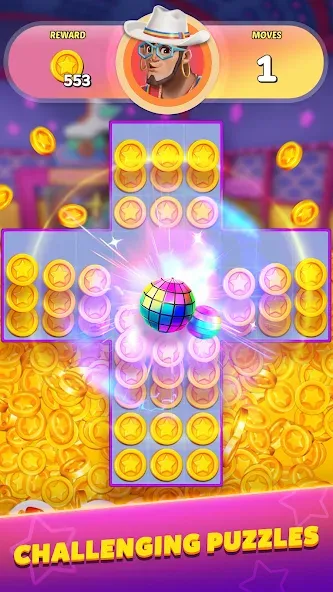 Party Match (Диско матч)  [МОД Unlimited Money] Screenshot 5