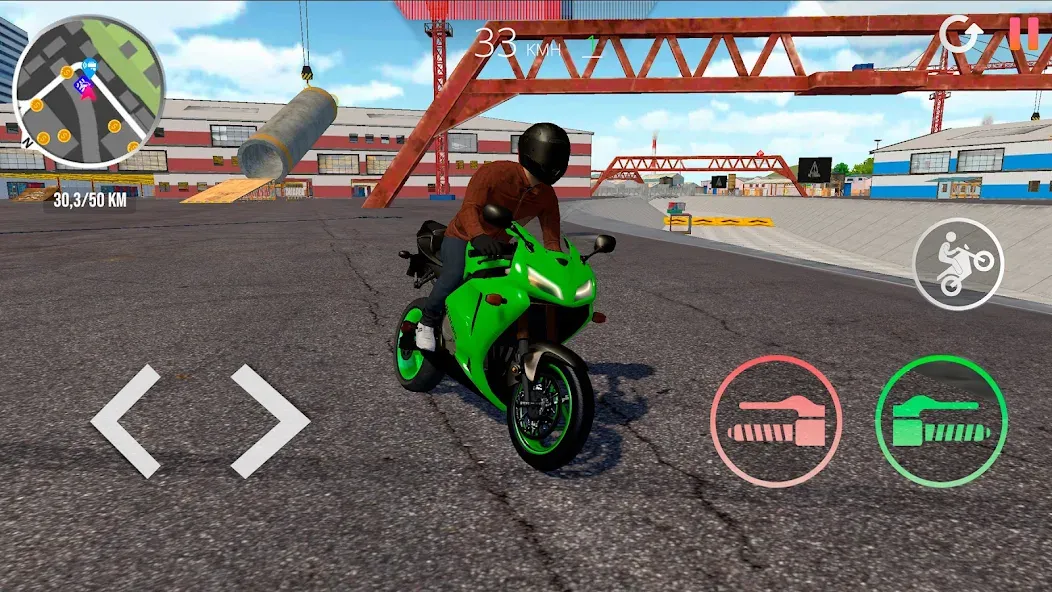 Motorcycle Real Simulator (Мотоцикл Реальный Симулятор)  [МОД Бесконечные монеты] Screenshot 5