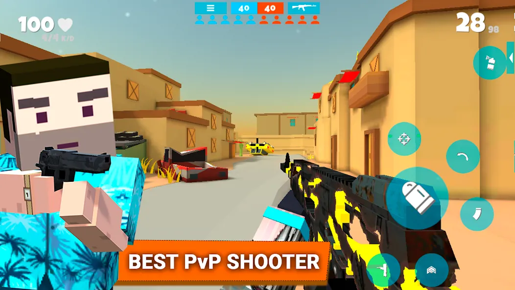 Fan of Guns: FPS Pixel Shooter (Фан оф Ганс)  [МОД Unlimited Money] Screenshot 1