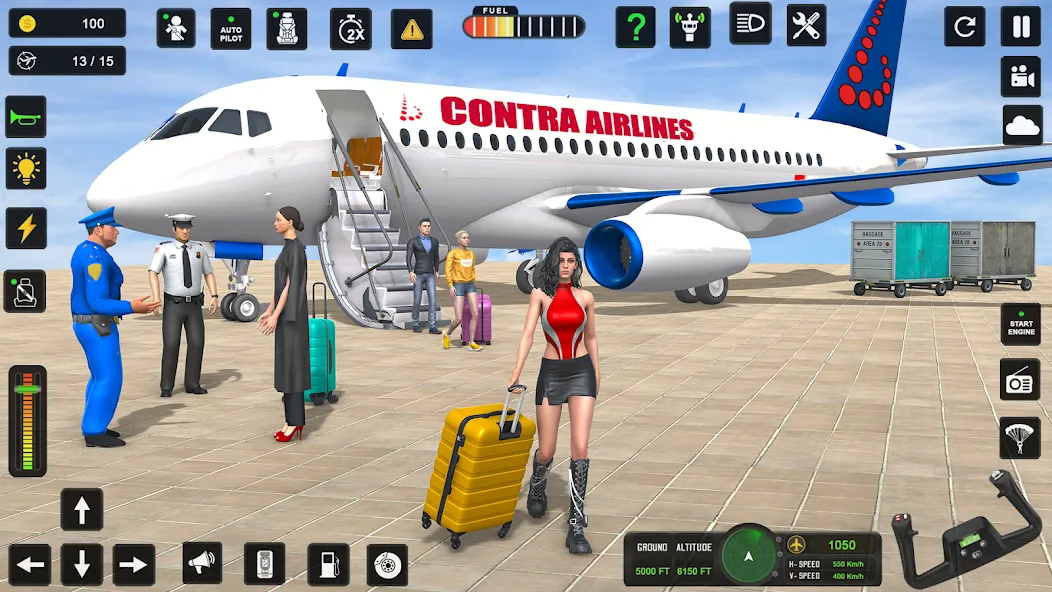 City Pilot Cargo Plane Games (Сити Пилот Карго Плейн Геймс)  [МОД Unlimited Money] Screenshot 1