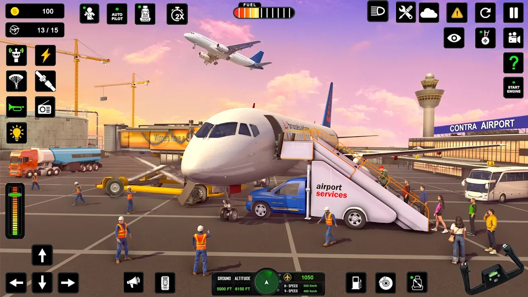 City Pilot Cargo Plane Games (Сити Пилот Карго Плейн Геймс)  [МОД Unlimited Money] Screenshot 3