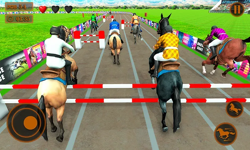 Mounted Horse Racing Games  [МОД Menu] Screenshot 1