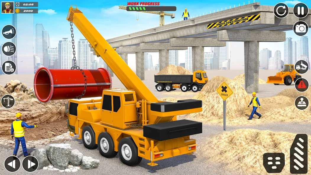 City Builder Construction Sim (Сити Билдер Констракшн Сим)  [МОД Unlimited Money] Screenshot 3