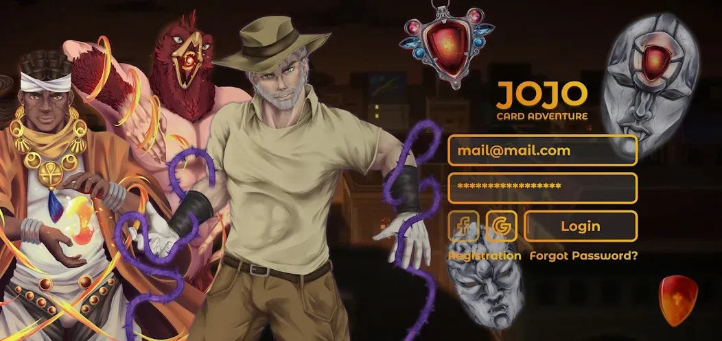 JOJO: Card Adventure－TCG & CCG (Джоджо)  [МОД Все открыто] Screenshot 2