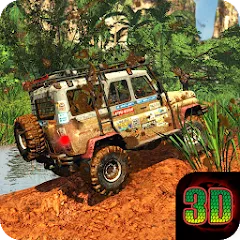 Скачать взломанную Offroad Jeep Driving Simulator  [МОД Все открыто] - полная версия apk на Андроид