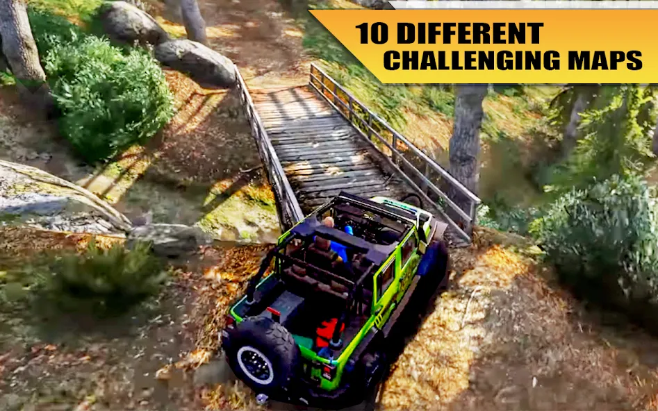 Off Road Jeep Drive Simulator  [МОД Menu] Screenshot 4