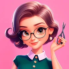 Взломанная Beauty Tycoon: Hair Salon Game (Бьюти Тайкун)  [МОД Бесконечные монеты] - последняя версия apk на Андроид