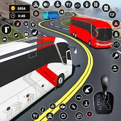 Взлом Coach Bus Simulator: Bus Games (Коуч Бас Симулятор)  [МОД Все открыто] - последняя версия apk на Андроид