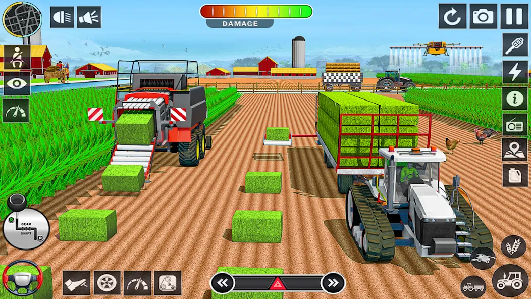 Big Tractor Farming Simulator (Биг Трактор Фарминг Симулятор)  [МОД Много денег] Screenshot 5