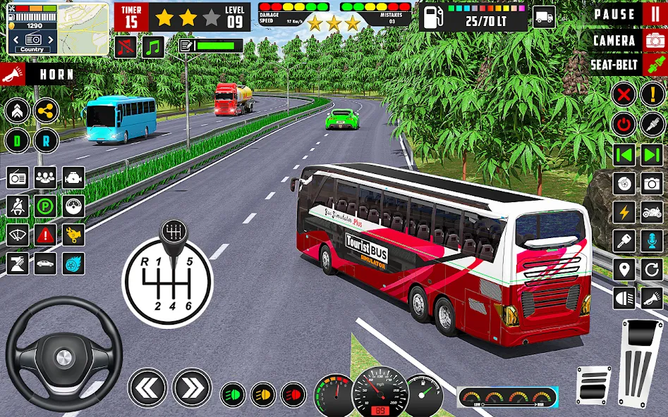 City Bus Simulator 3D Bus Game (Симулятор городского автобуса 3D  игра   )  [МОД Много монет] Screenshot 1