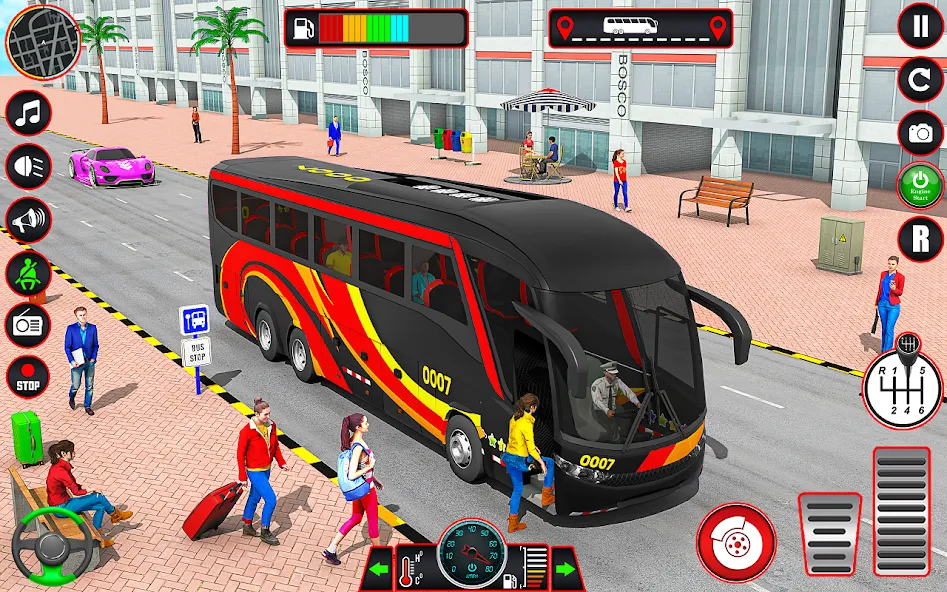 City Bus Simulator 3D Bus Game (Симулятор городского автобуса 3D  игра   )  [МОД Много монет] Screenshot 5