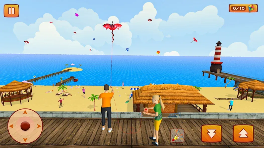 Kite Game: Kite Flying Game 3D  [МОД Unlocked] Screenshot 1