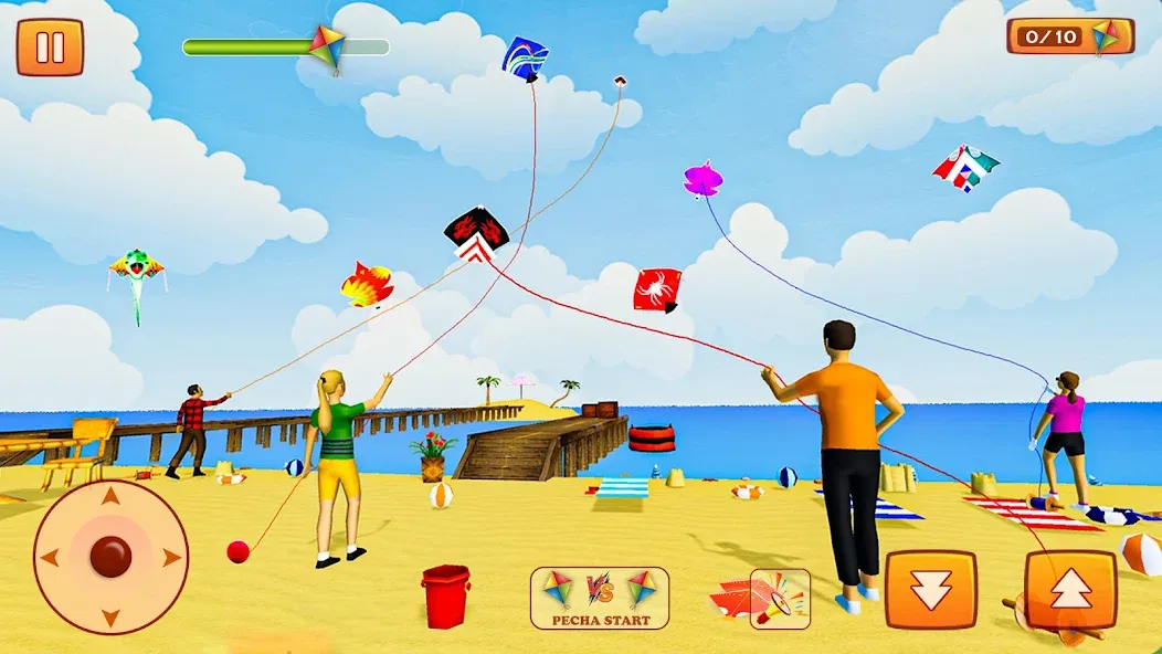 Kite Game: Kite Flying Game 3D  [МОД Unlocked] Screenshot 4