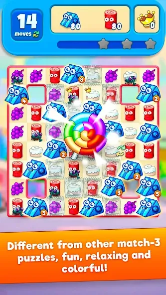 Sugar Heroes - match 3 game  [МОД Unlocked] Screenshot 1