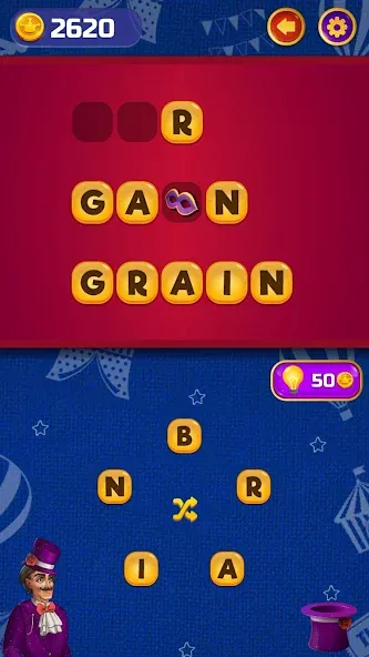 Circus Words: Magic Puzzle  [МОД Unlimited Money] Screenshot 4