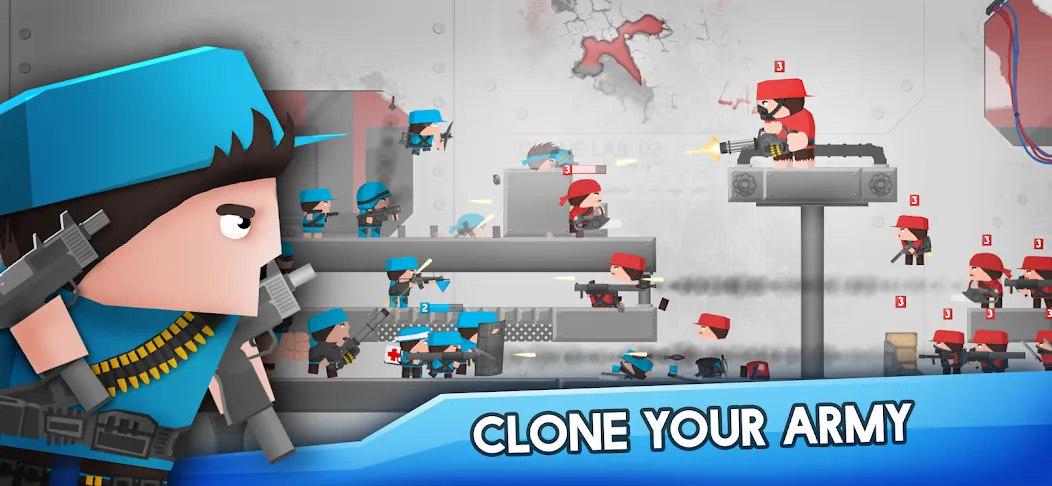 Clone Armies: Battle Game (Клоун армии)  [МОД Unlimited Money] Screenshot 1