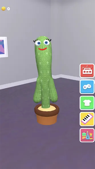 Talking Cactus (Токинг Кактус)  [МОД Unlimited Money] Screenshot 1