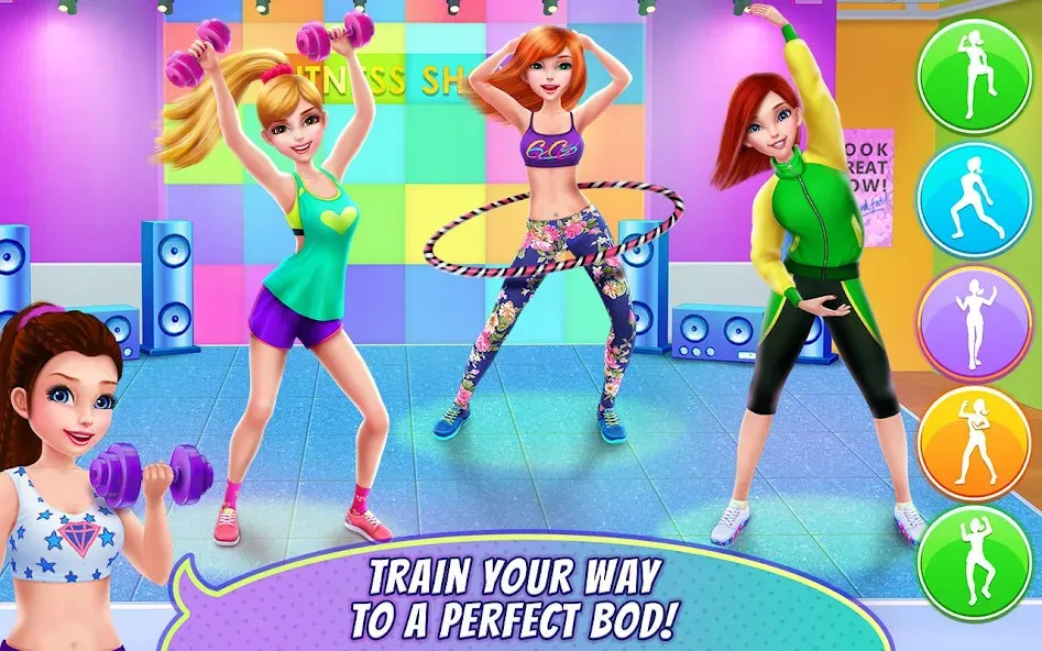 Fitness Girl - Dance & Play  [МОД Много денег] Screenshot 3