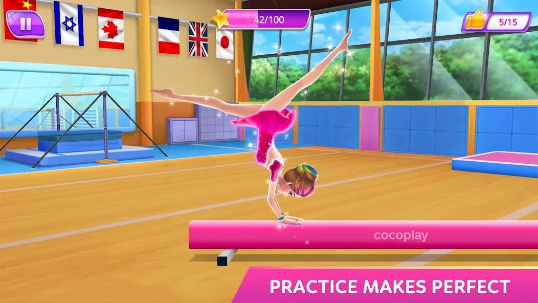 Gymnastics Superstar Star Girl  [МОД Unlimited Money] Screenshot 4