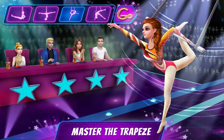 Acrobat Star Show - Girl Power  [МОД Бесконечные монеты] Screenshot 5