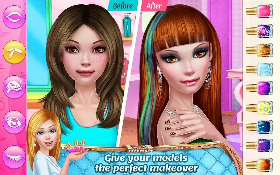 Stylist Girl: Make Me Fabulous  [МОД Mega Pack] Screenshot 3