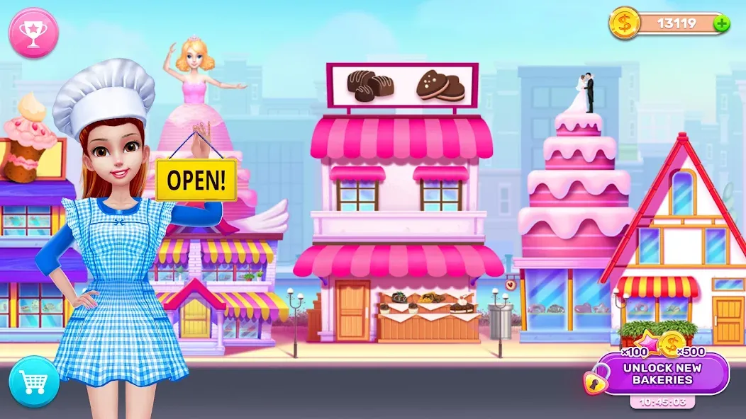 My Bakery Empire: Bake a Cake  [МОД Unlocked] Screenshot 2