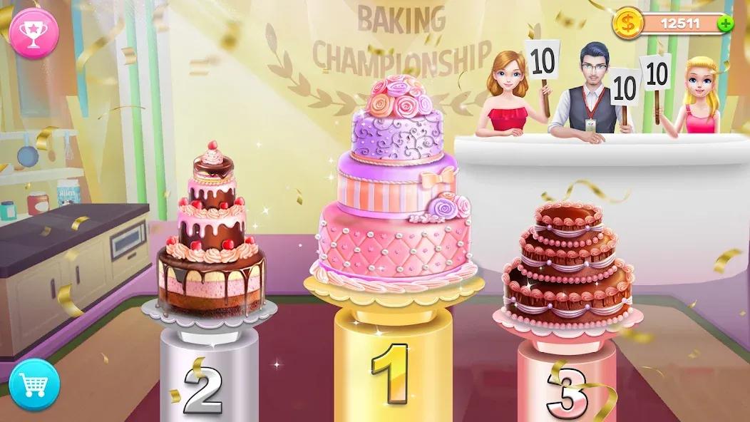 My Bakery Empire: Bake a Cake  [МОД Unlocked] Screenshot 3