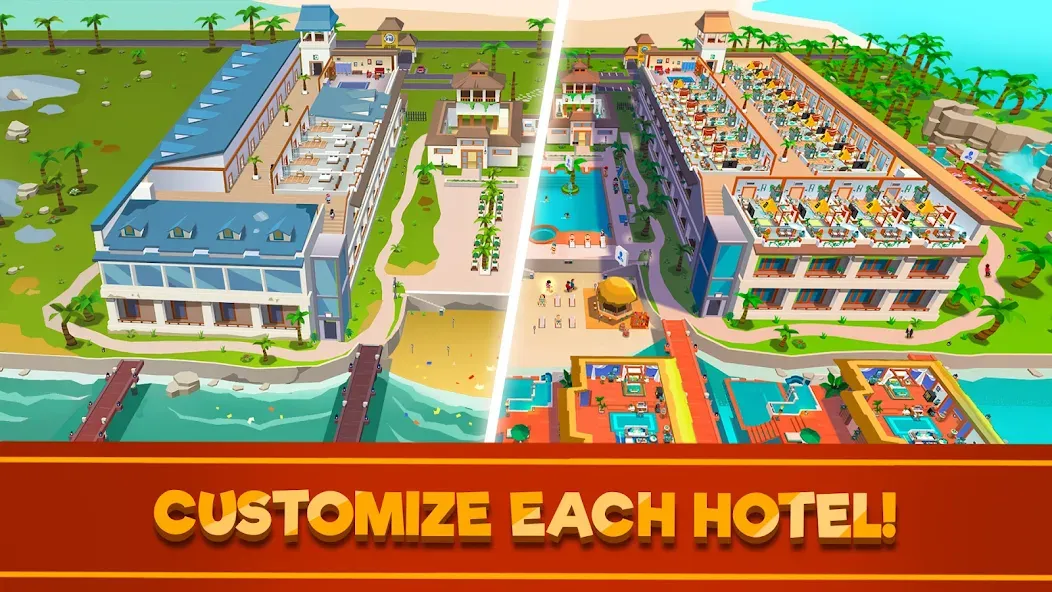 Hotel Empire Tycoon－Idle Game  [МОД Mega Pack] Screenshot 2