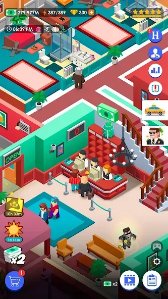 Hotel Empire Tycoon－Idle Game  [МОД Mega Pack] Screenshot 5