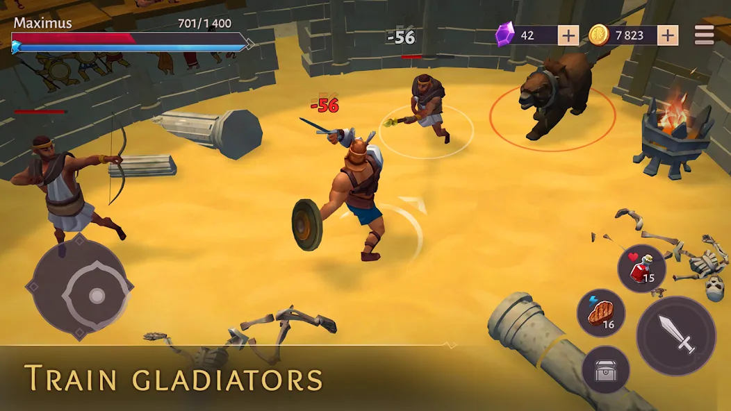 Gladiators: Survival in Rome  [МОД Много денег] Screenshot 3