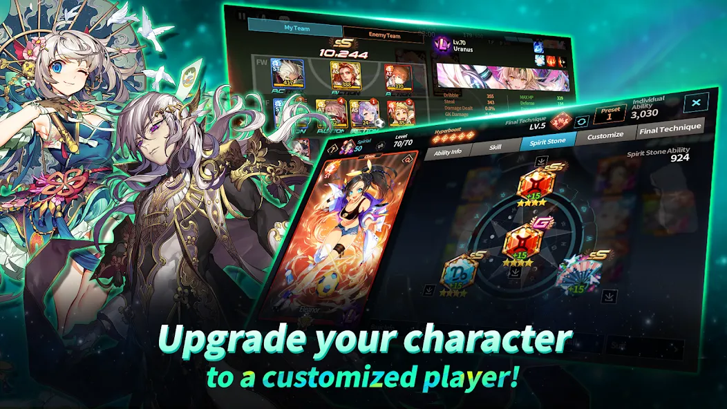Soccer Spirits (Соккер Спиритс)  [МОД Бесконечные монеты] Screenshot 3