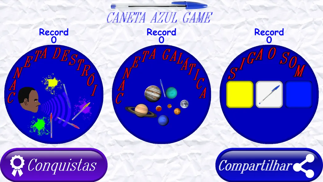 Caneta azul (Канета азул)  [МОД Menu] Screenshot 1