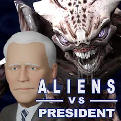 Скачать взлом Aliens vs President (Элиены против Президента)  [МОД Бесконечные монеты] - полная версия apk на Андроид