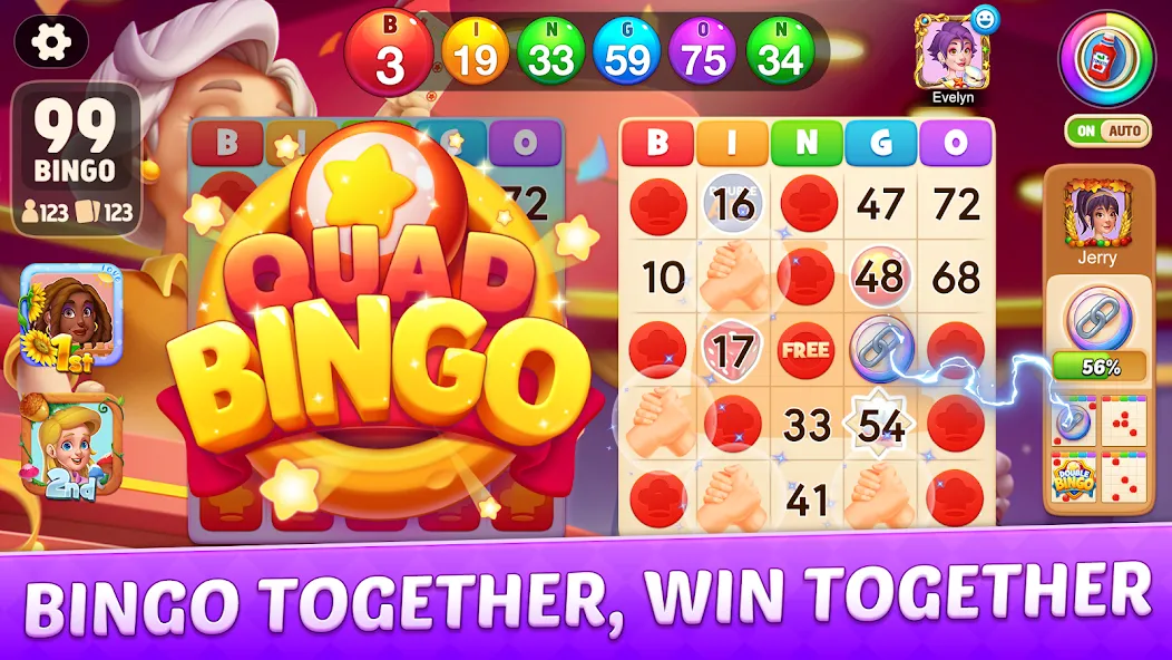 Bingo Frenzy®-Live Bingo Games (Бинго Френзи)  [МОД Все открыто] Screenshot 2