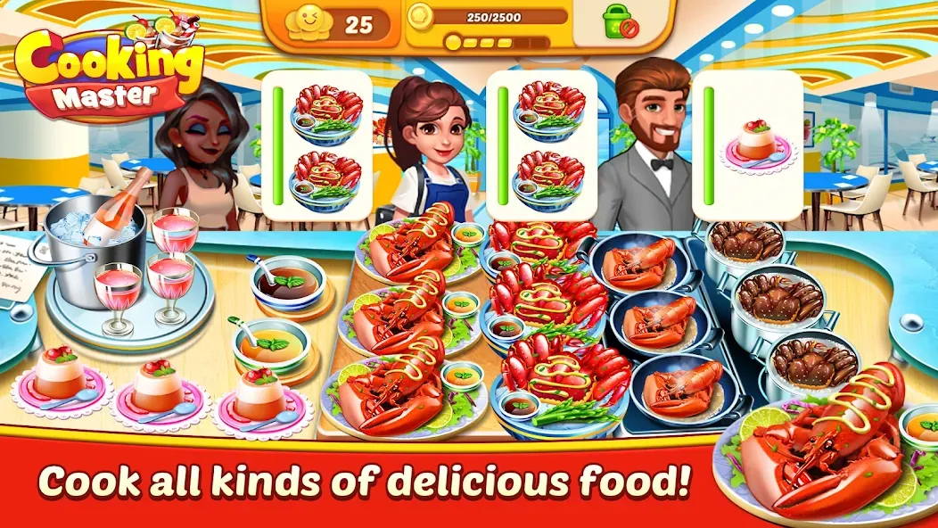 Cooking Master:Restaurant Game (Кукинг Мастер)  [МОД Много монет] Screenshot 4