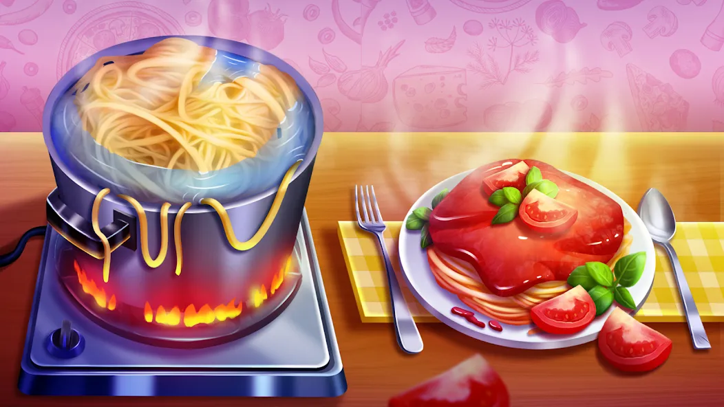 Cooking Team: Restaurant Games  [МОД Бесконечные деньги] Screenshot 1