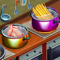 Взломанная Cooking Team: Restaurant Games  [МОД Бесконечные деньги] - последняя версия apk на Андроид