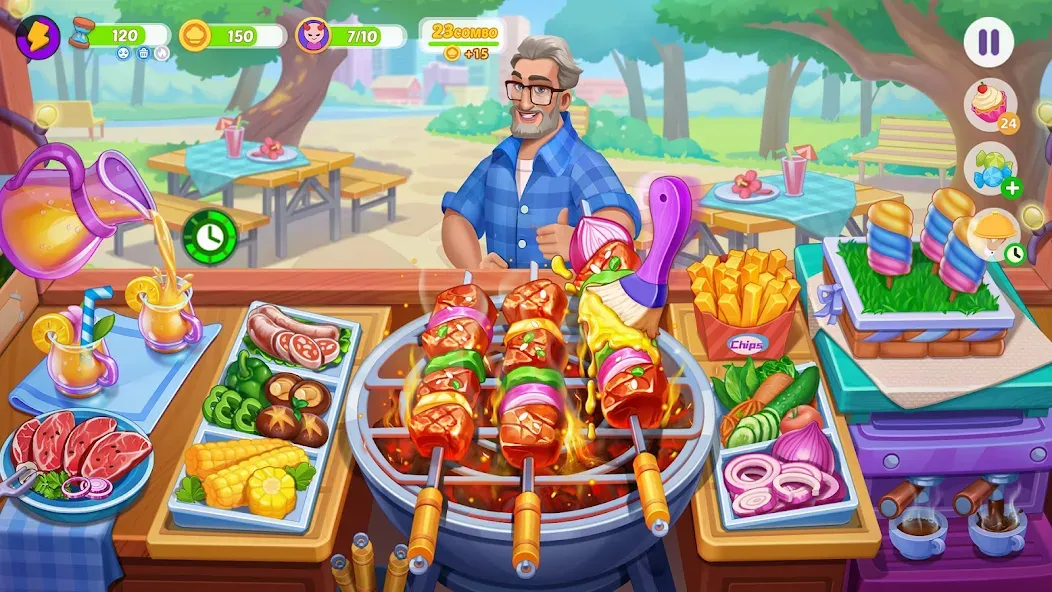 Cooking Town - Restaurant Game (Кукинг Таун)  [МОД Mega Pack] Screenshot 1