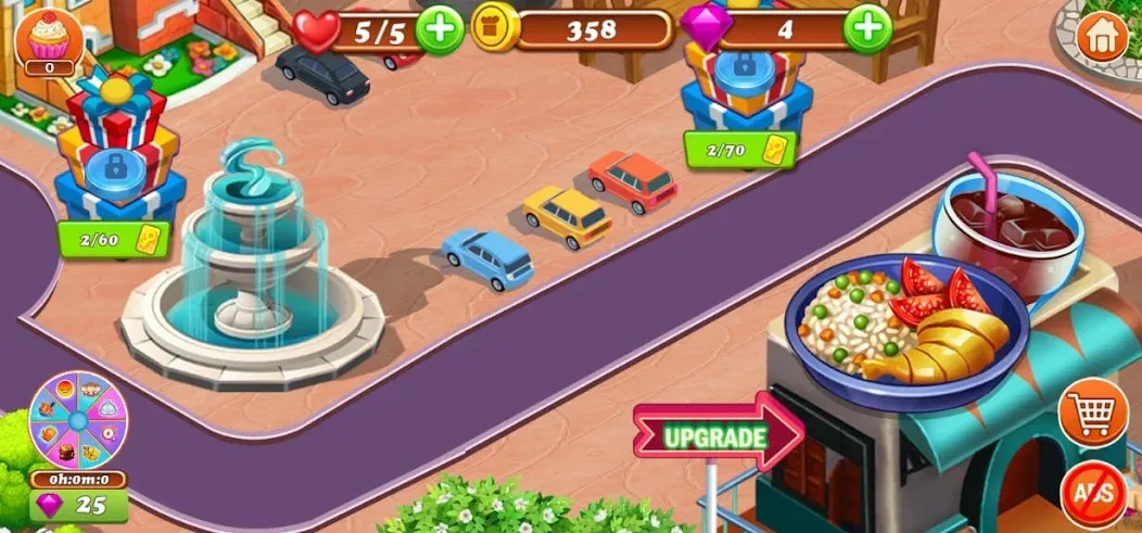 Food Game Crazy Super Chef  [МОД Меню] Screenshot 3