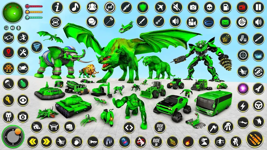 Multi Animal Robot Car Games (Мульти Анимал Робот Кар Игры)  [МОД Unlimited Money] Screenshot 3