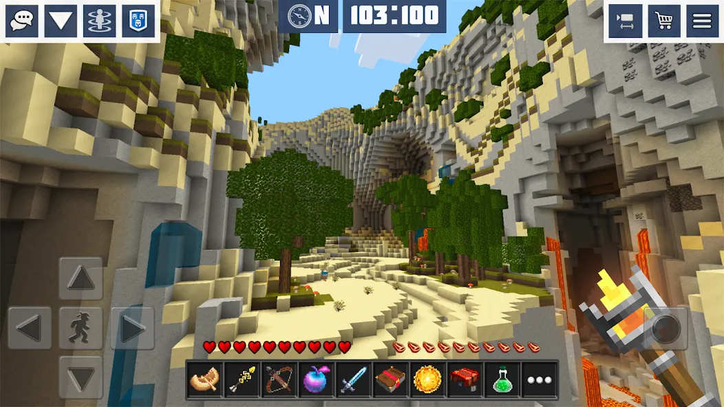 Block Craft World:Planet Craft  [МОД Меню] Screenshot 4