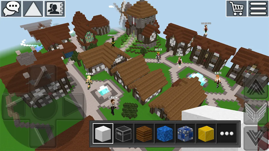 World Craft: Block Craftsman  [МОД Menu] Screenshot 1