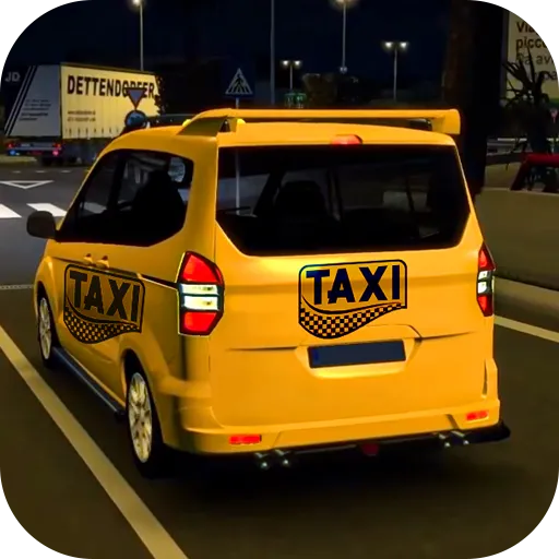 US Taxi Game 2023-Taxi Driver  [МОД Unlocked] Screenshot 1