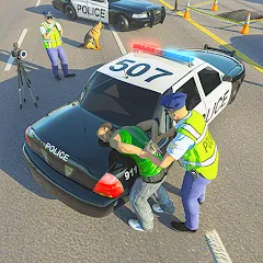 Взломанная Police Simulator Job Cop Game  [МОД Unlimited Money] - полная версия apk на Андроид