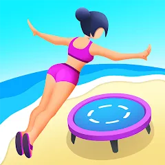 Скачать взлом Flip Jump Stack!  [МОД Бесконечные монеты] - последняя версия apk на Андроид