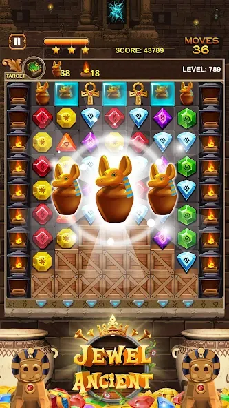 Jewel Ancient Pyramid Treasure  [МОД Меню] Screenshot 2