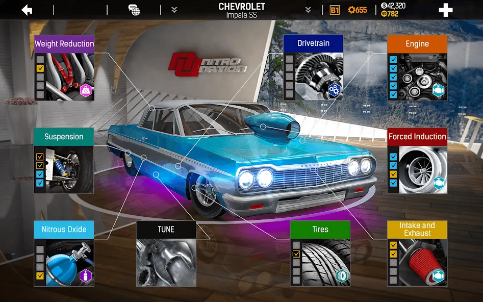 Nitro Nation: Car Racing Game (Нитро Нейшн)  [МОД Unlocked] Screenshot 3